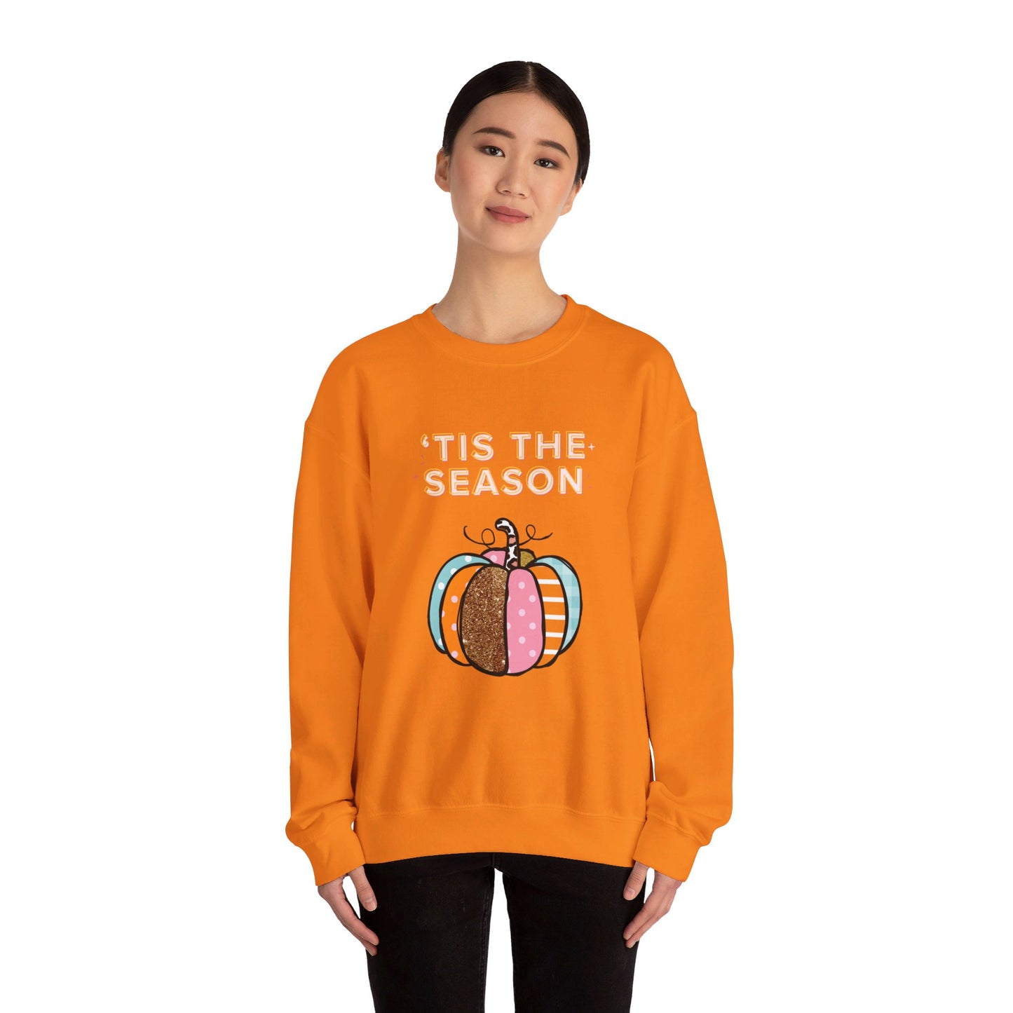 Tis Pumpkin Unisex Heavy Blend™ Crewneck Sweatshirt