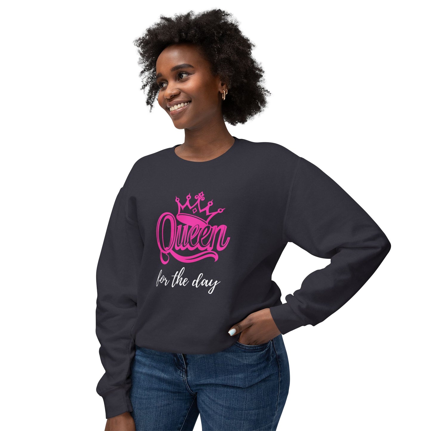 Queen Unisex Lightweight Crewneck Sweatshirt