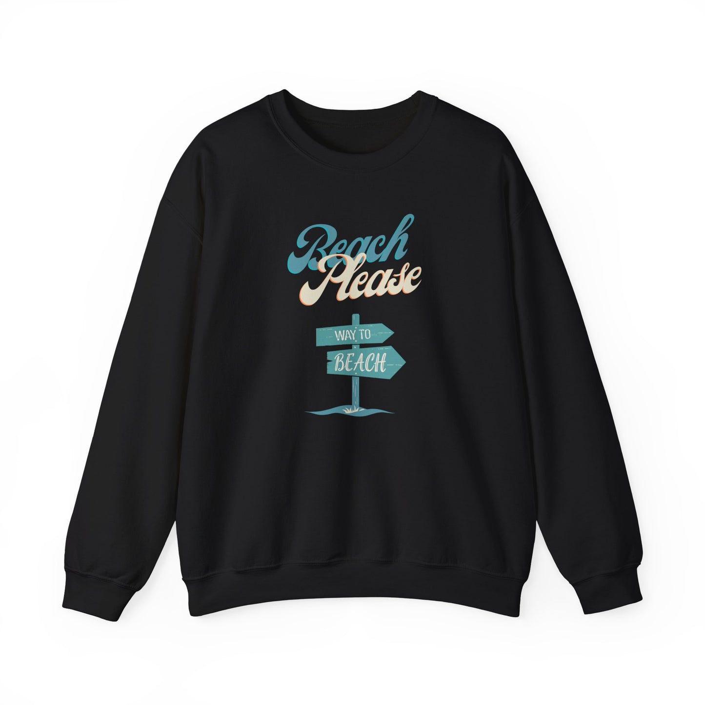 Beach Please Unisex Heavy Blend™ Crewneck Sweatshirt