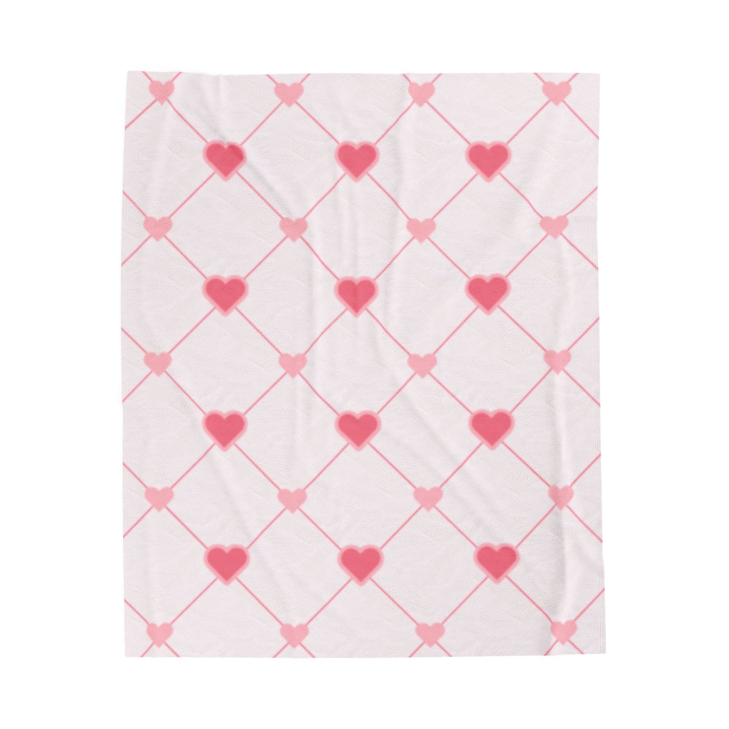 Sweet Hearts Plush Blanket