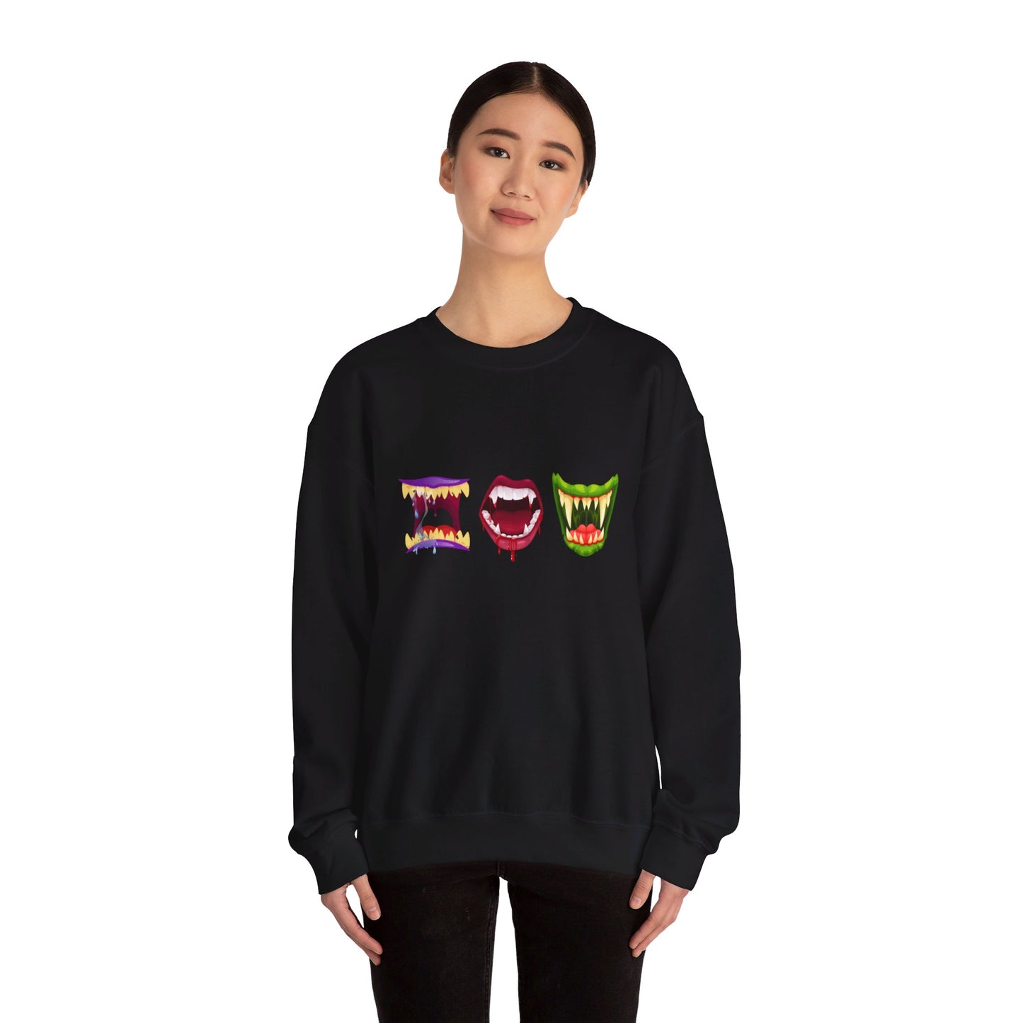 Monster Mouth Unisex Heavy Blend™ Crewneck Sweatshirt