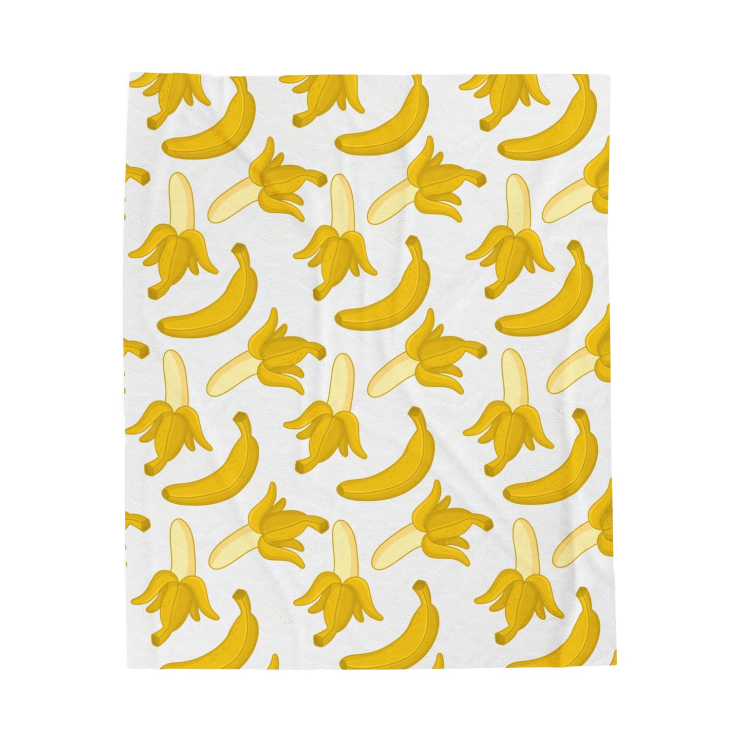 Bananas Velveteen Plush Blanket