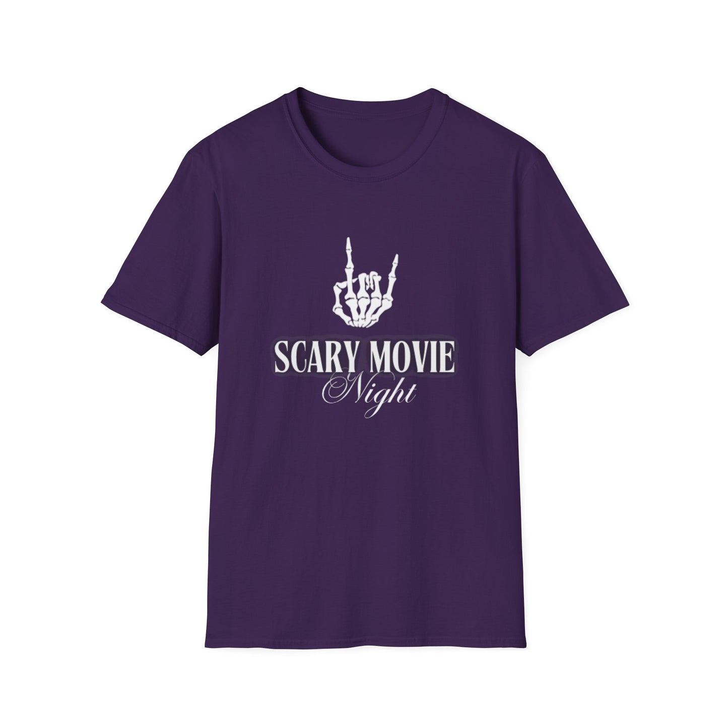 Scary Movie Night Unisex Softstyle T-Shirt