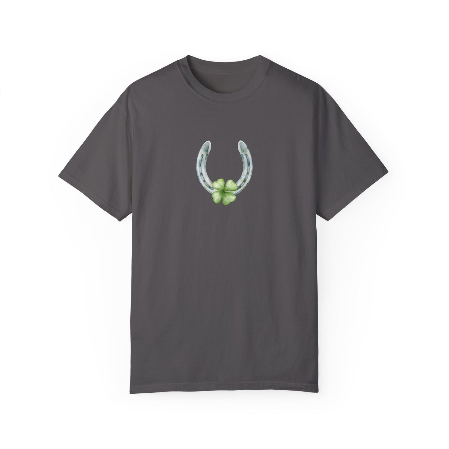 Lucky Horseshoe II St Patrick’s Day Unisex Garment-Dyed T-shirt