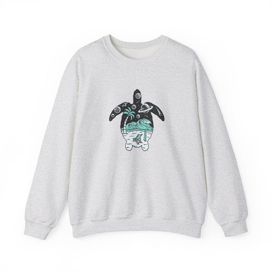 Space Turtle Unisex Heavy Blend™ Crewneck Sweatshirt