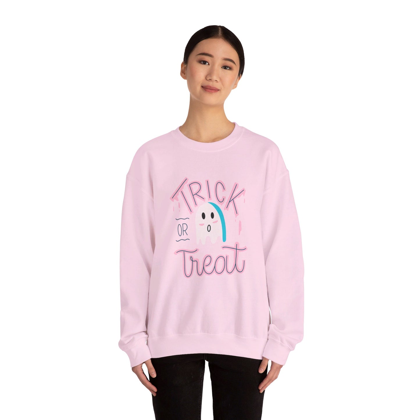 Pastel Trick or Treat Unisex Heavy Blend™ Crewneck Sweatshirt