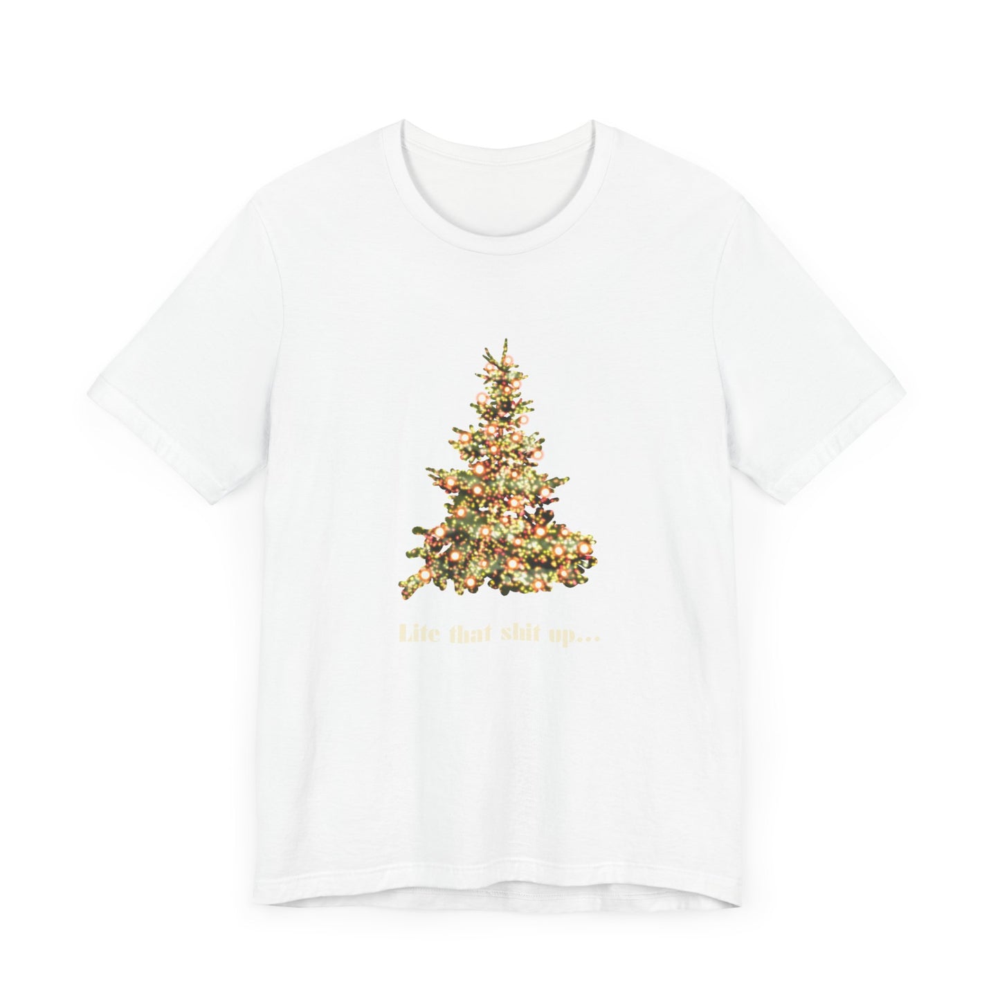 Lite Up Adult Christmas Unisex Jersey Short Sleeve Tee