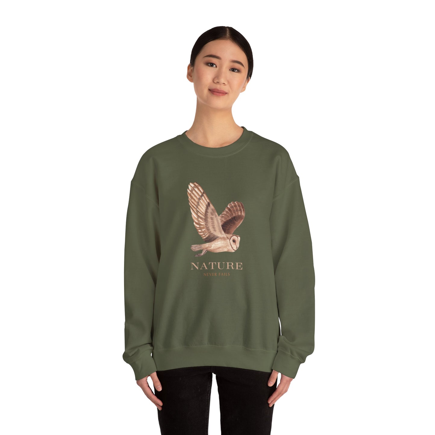 Nature Never Fails Unisex Heavy Blend™ Crewneck Sweatshirt