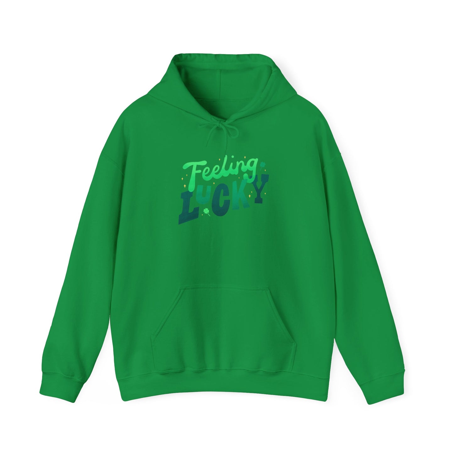 Feeling Lucky St Patrick’s Day Unisex Heavy Blend™ Hooded Sweatshirt