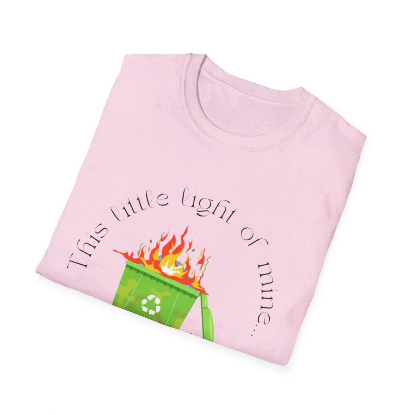 Dumpster Fire Unisex Softstyle T-Shirt