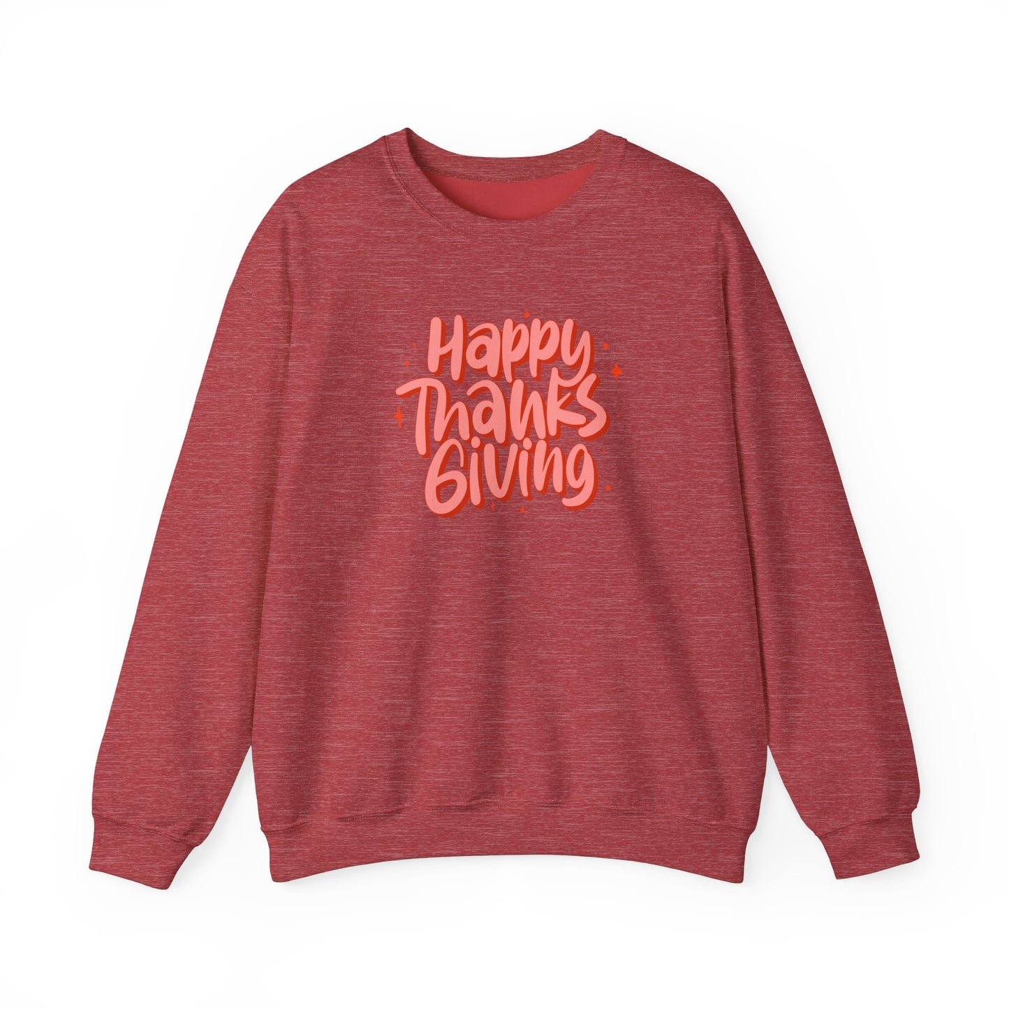 Happy Thanks Unisex Heavy Blend™ Crewneck Sweatshirt