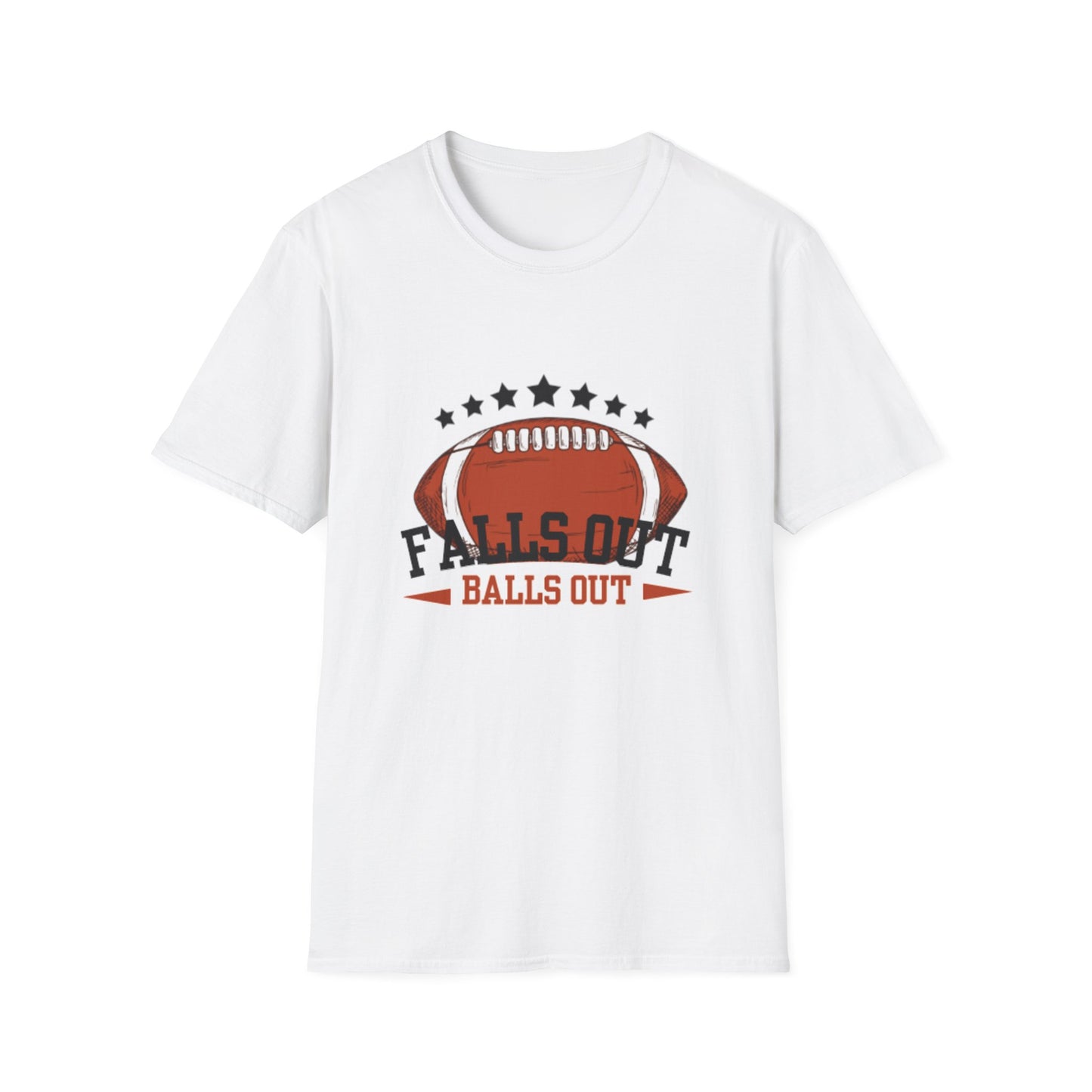 FALLS OUT BALLS OUT III Unisex Softstyle T-Shirt