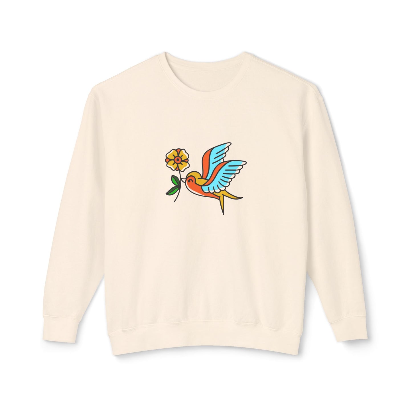 Sparrow Unisex Lightweight Crewneck Sweatshirt