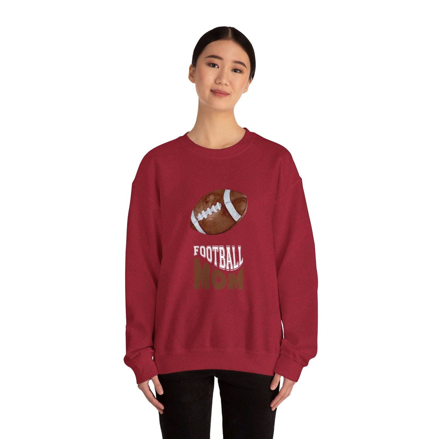 Football Mom Unisex Heavy Blend™ Crewneck Sweatshirt