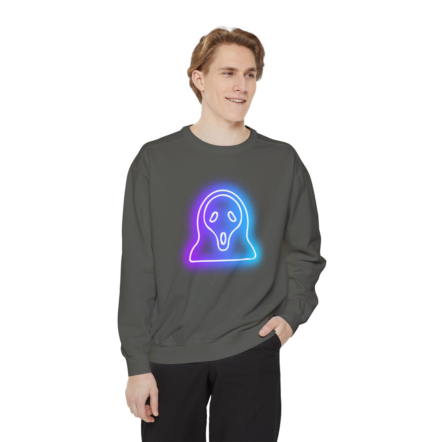 Neon Scream Unisex Garment-Dyed Sweatshirt