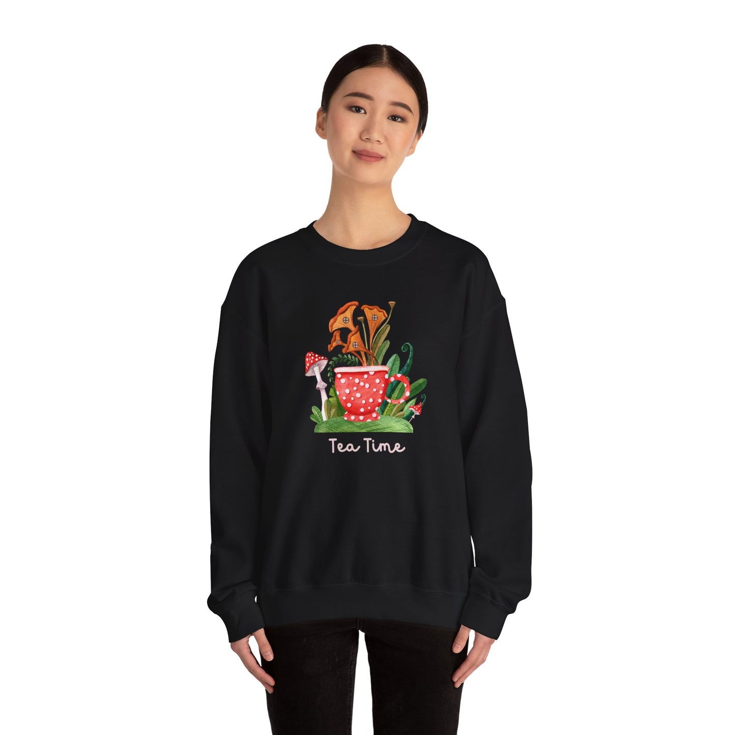 Tea Time Unisex Heavy Blend™ Crewneck Sweatshirt