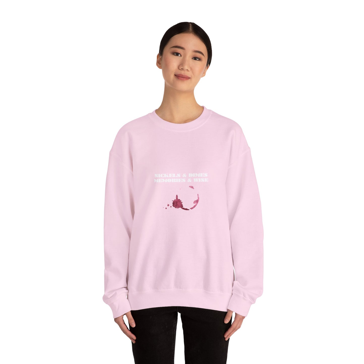 Memories & Wine Unisex Heavy Blend™ Crewneck Sweatshirt