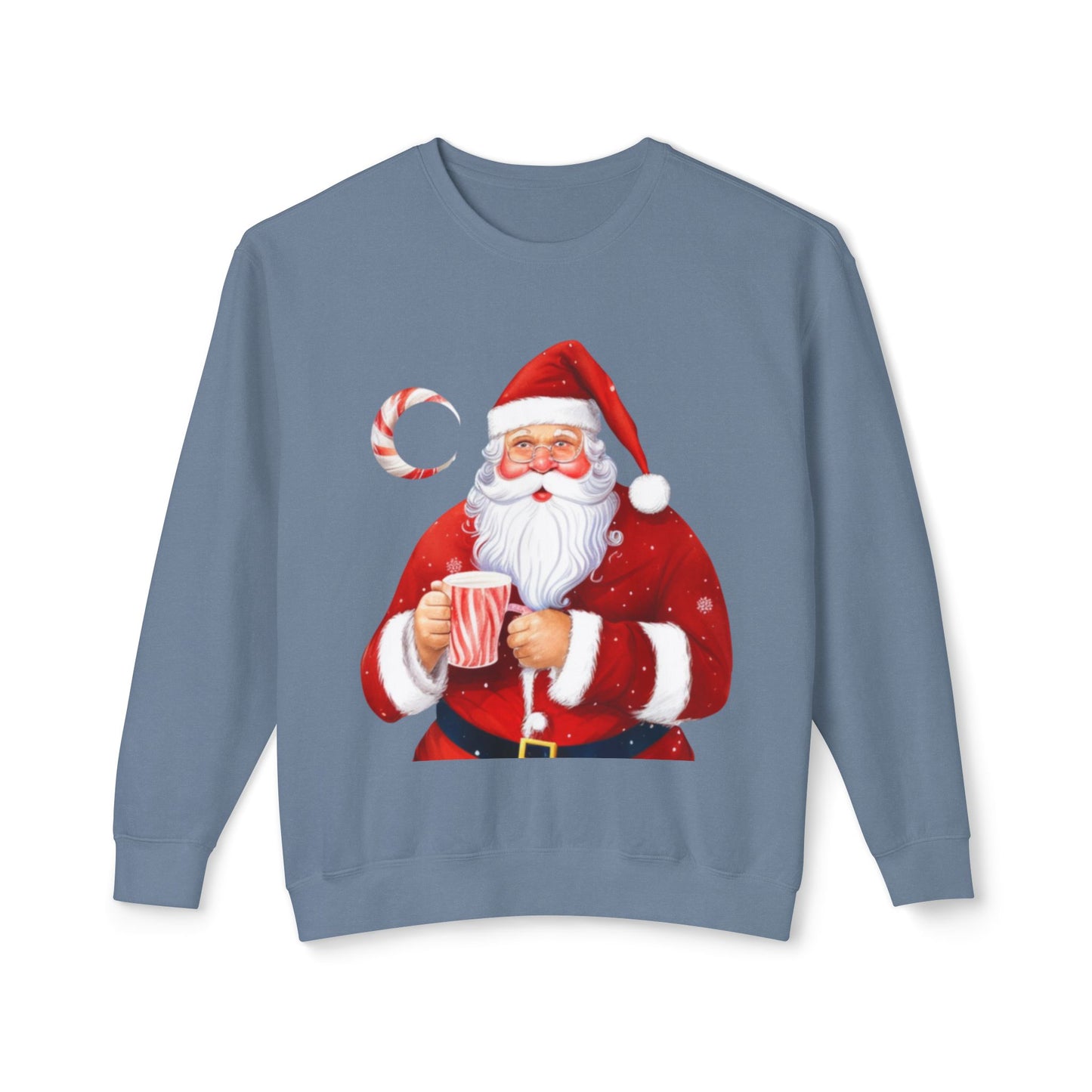 Vintage Santa Unisex Lightweight Crewneck Sweatshirt