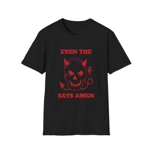 Even the Devil Unisex Softstyle T-Shirt