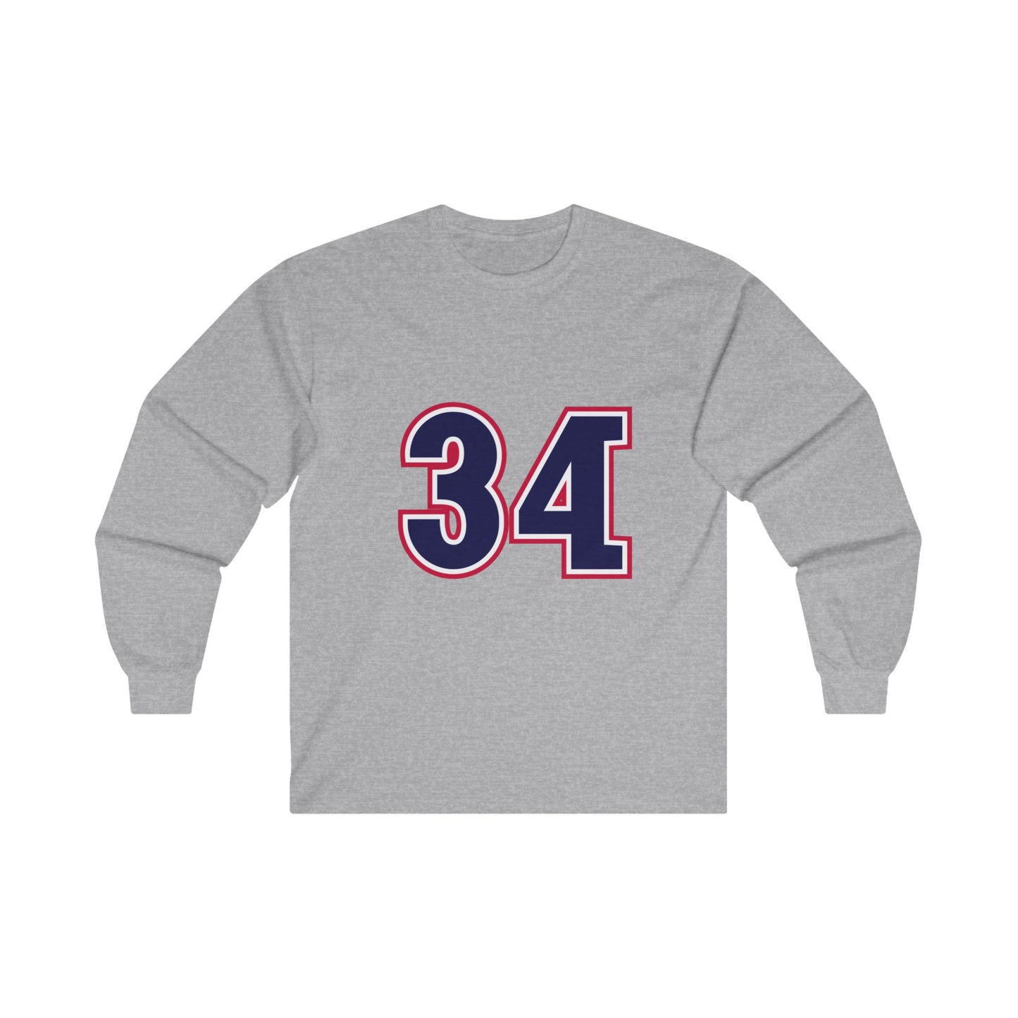 Baseball 34 Unisex Ultra Cotton Long Sleeve Tee