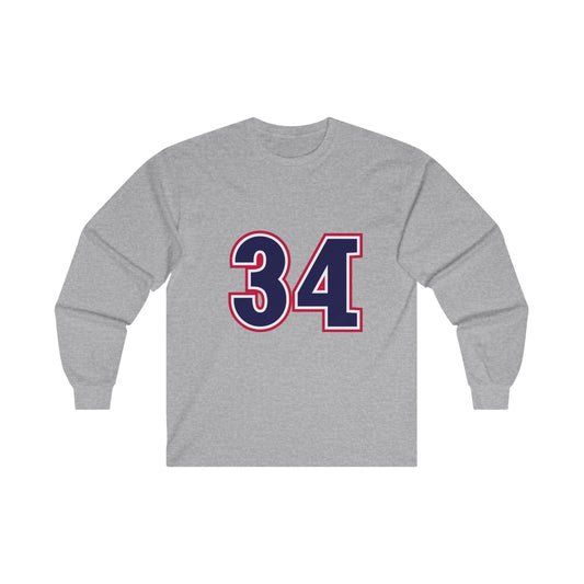 Baseball 34 Unisex Ultra Cotton Long Sleeve Tee