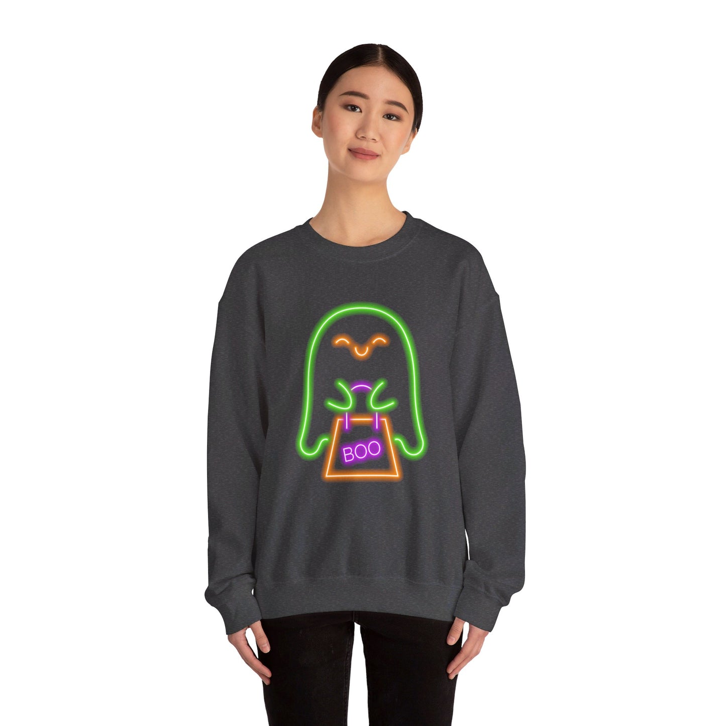 Neon Boo Bag Unisex Heavy Blend™ Crewneck Sweatshirt