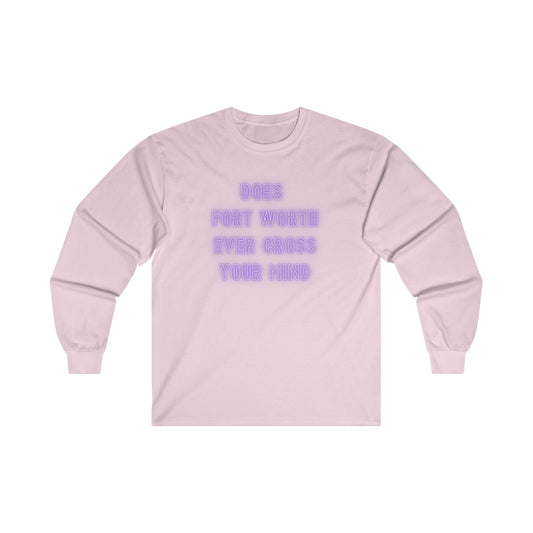 Does FTW Unisex Ultra Cotton Long Sleeve Tee