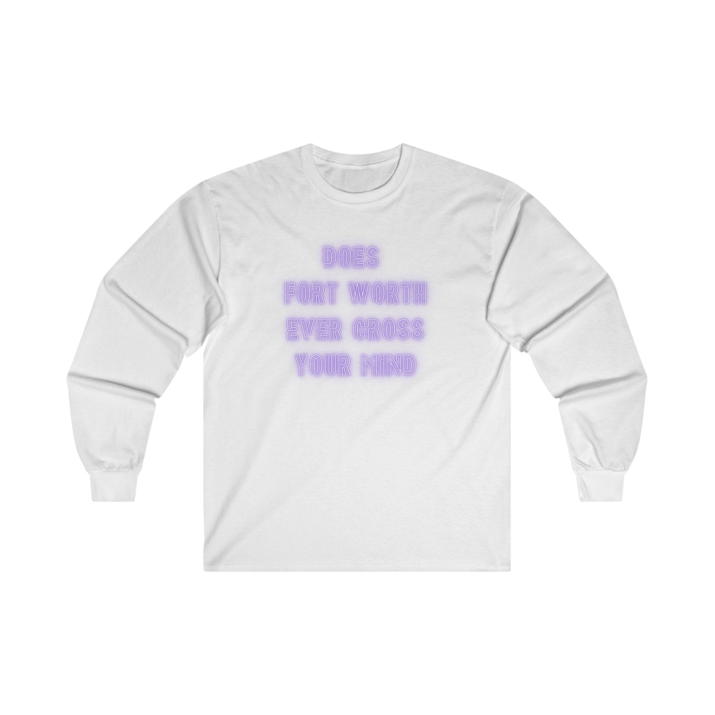 Does FTW Unisex Ultra Cotton Long Sleeve Tee