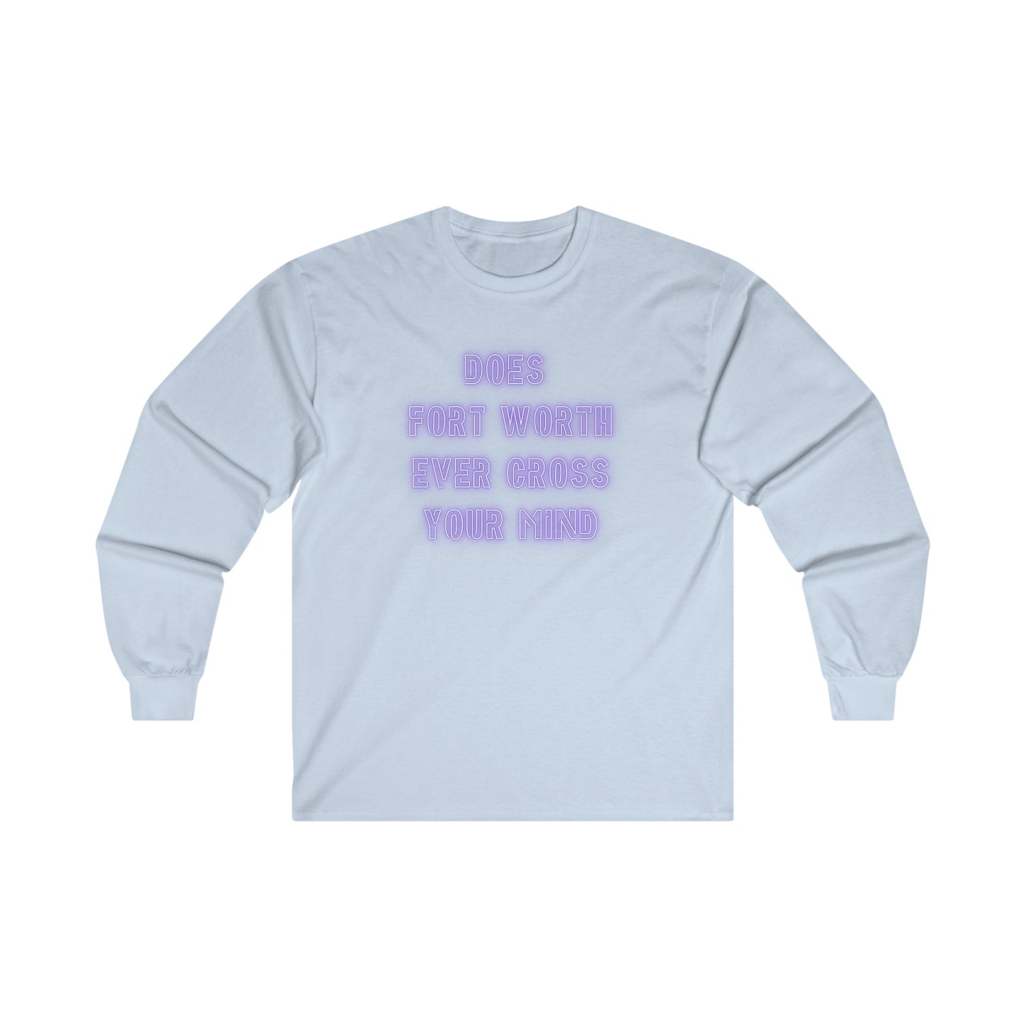 Does FTW Unisex Ultra Cotton Long Sleeve Tee