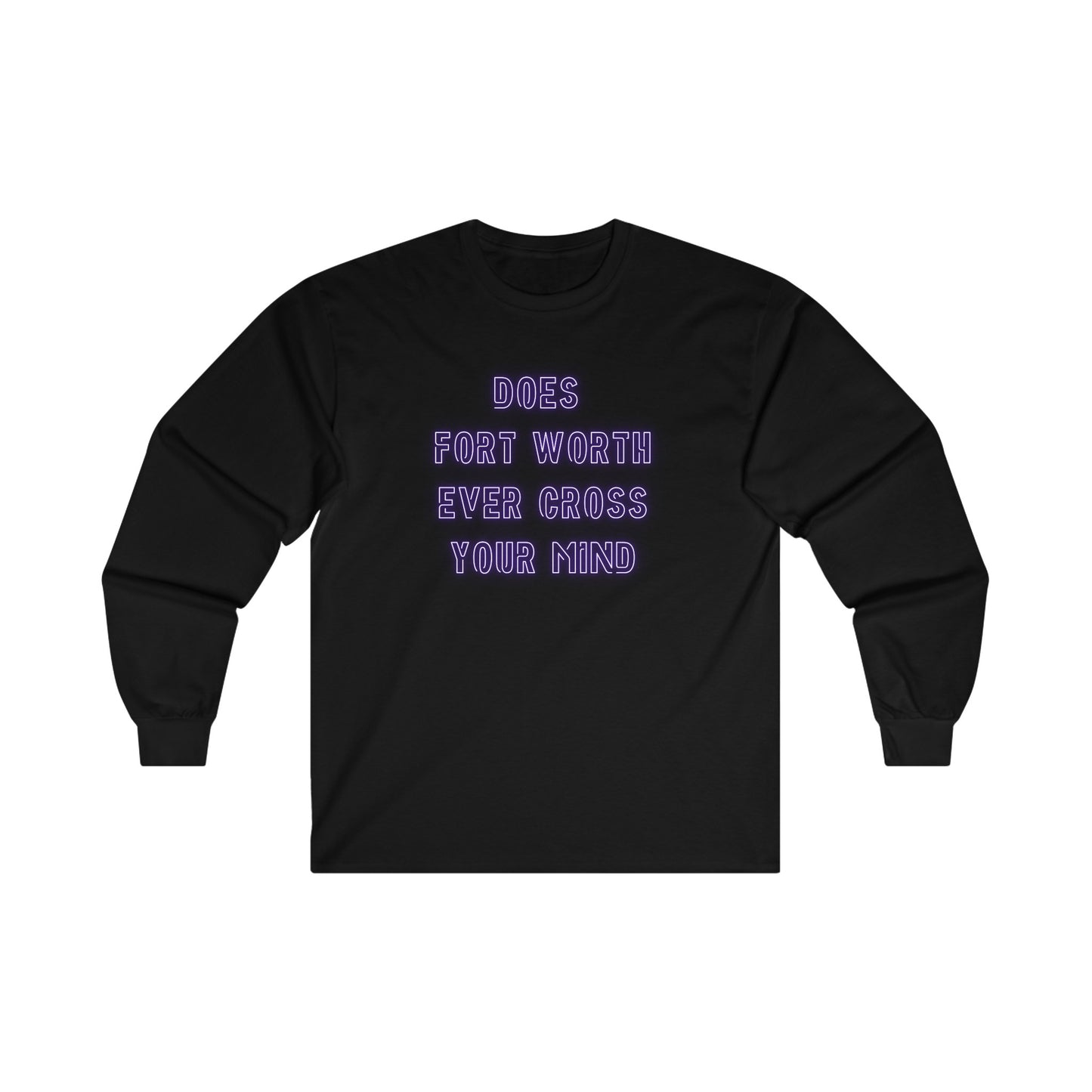 Does FTW Unisex Ultra Cotton Long Sleeve Tee