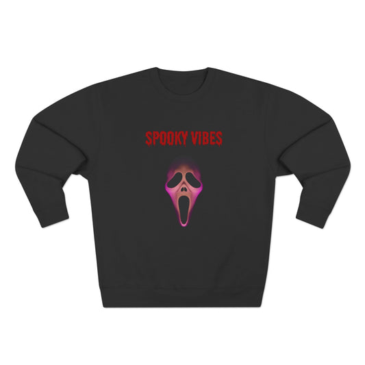 Spooky Vibes Scream Unisex Crewneck Sweatshirt