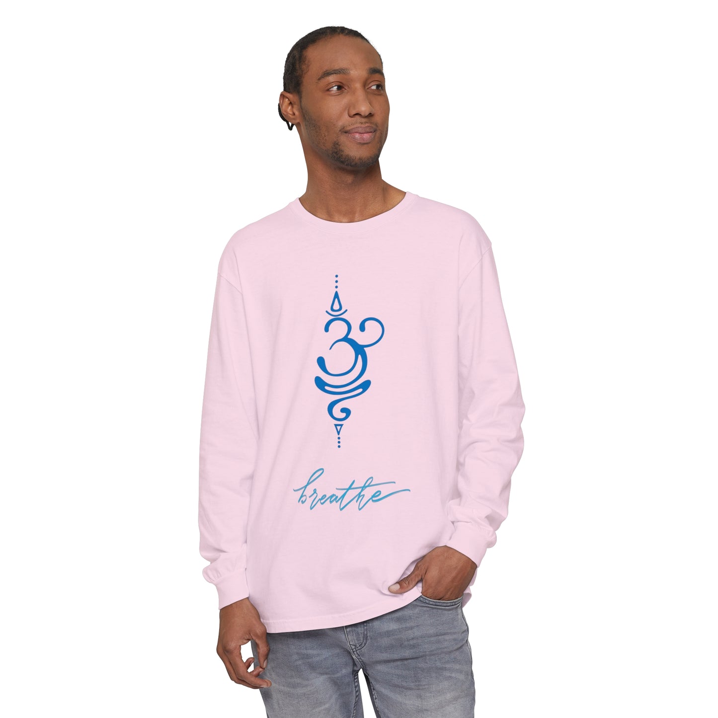 Breathe Unisex Garment-dyed Long Sleeve T-Shirt