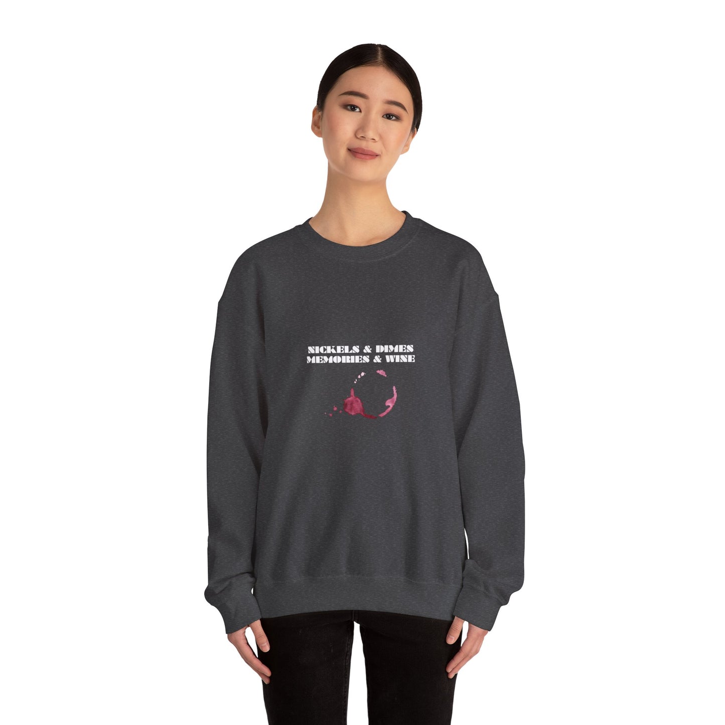 Memories & Wine Unisex Heavy Blend™ Crewneck Sweatshirt