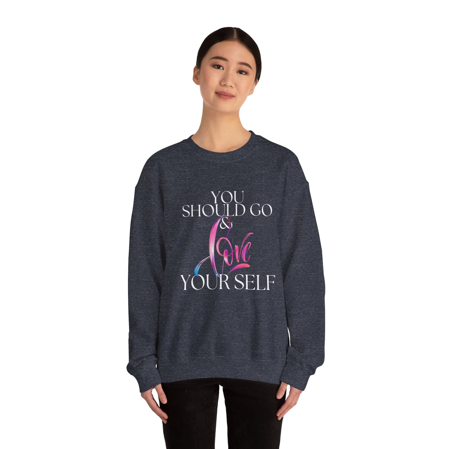 Love Yourself Unisex Heavy Blend™ Crewneck Sweatshirt