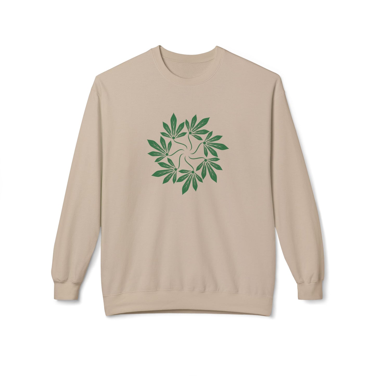 Greenery Unisex Midweight Softstyle Fleece Crewneck Sweatshirt