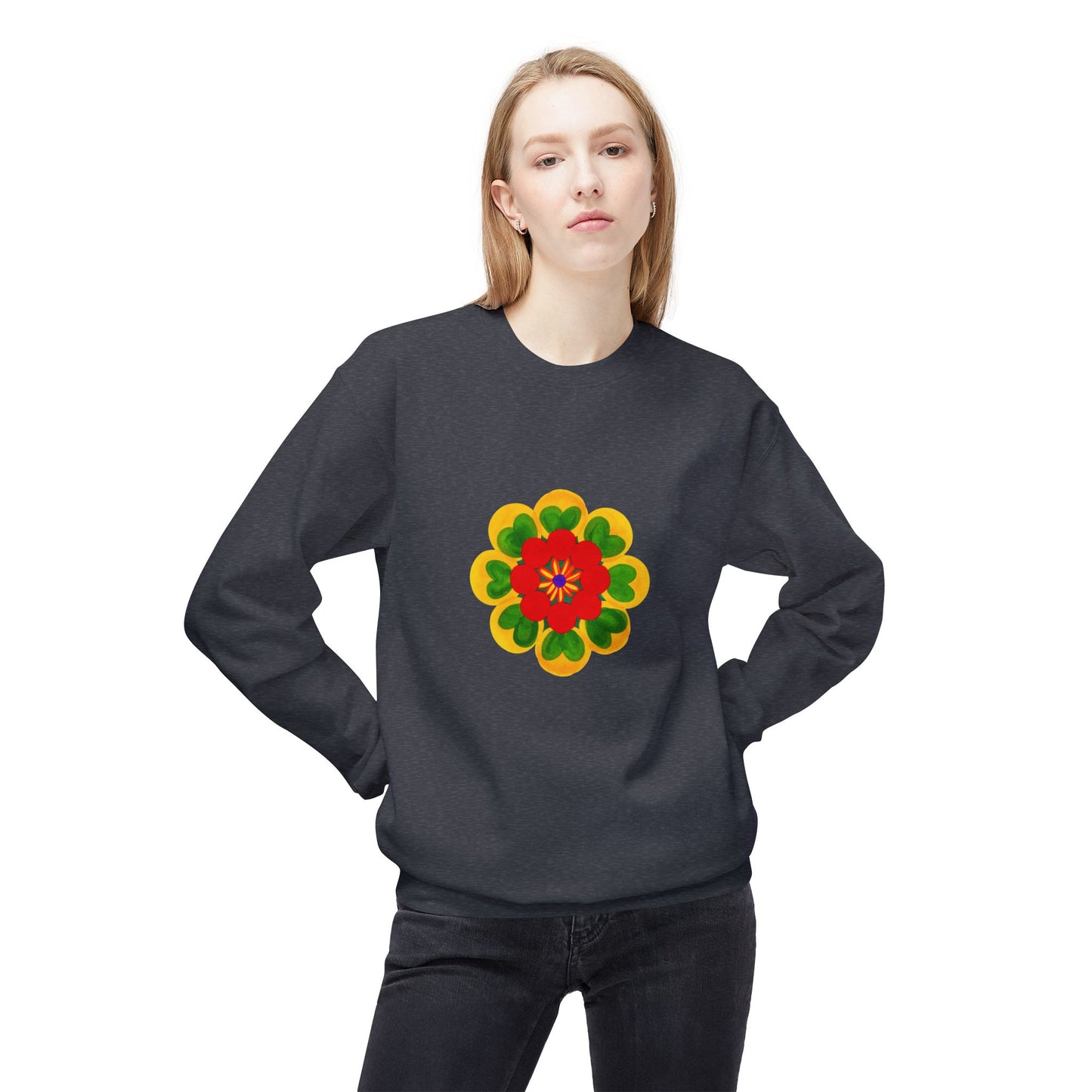 Cactus II Unisex Midweight Softstyle Fleece Crewneck Sweatshirt