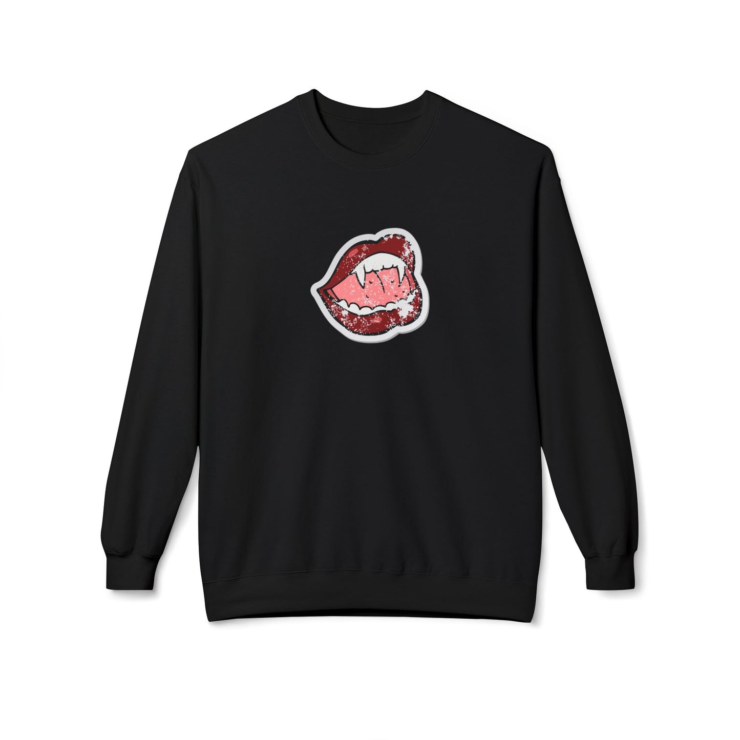 Stone Cold Bite Unisex Midweight Softstyle Fleece Crewneck Sweatshirt