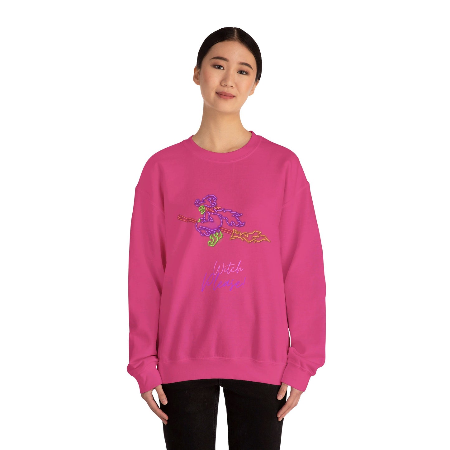 Witch Please Unisex Heavy Blend™ Crewneck Sweatshirt