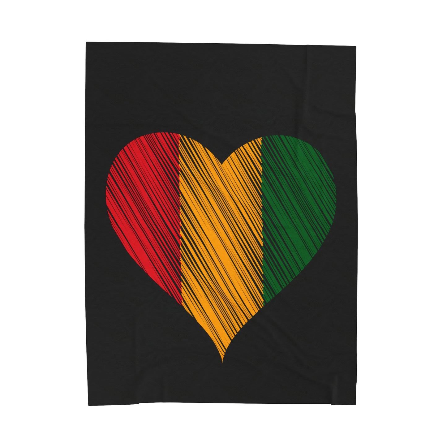 Rasta Love Velveteen Plush Blanket