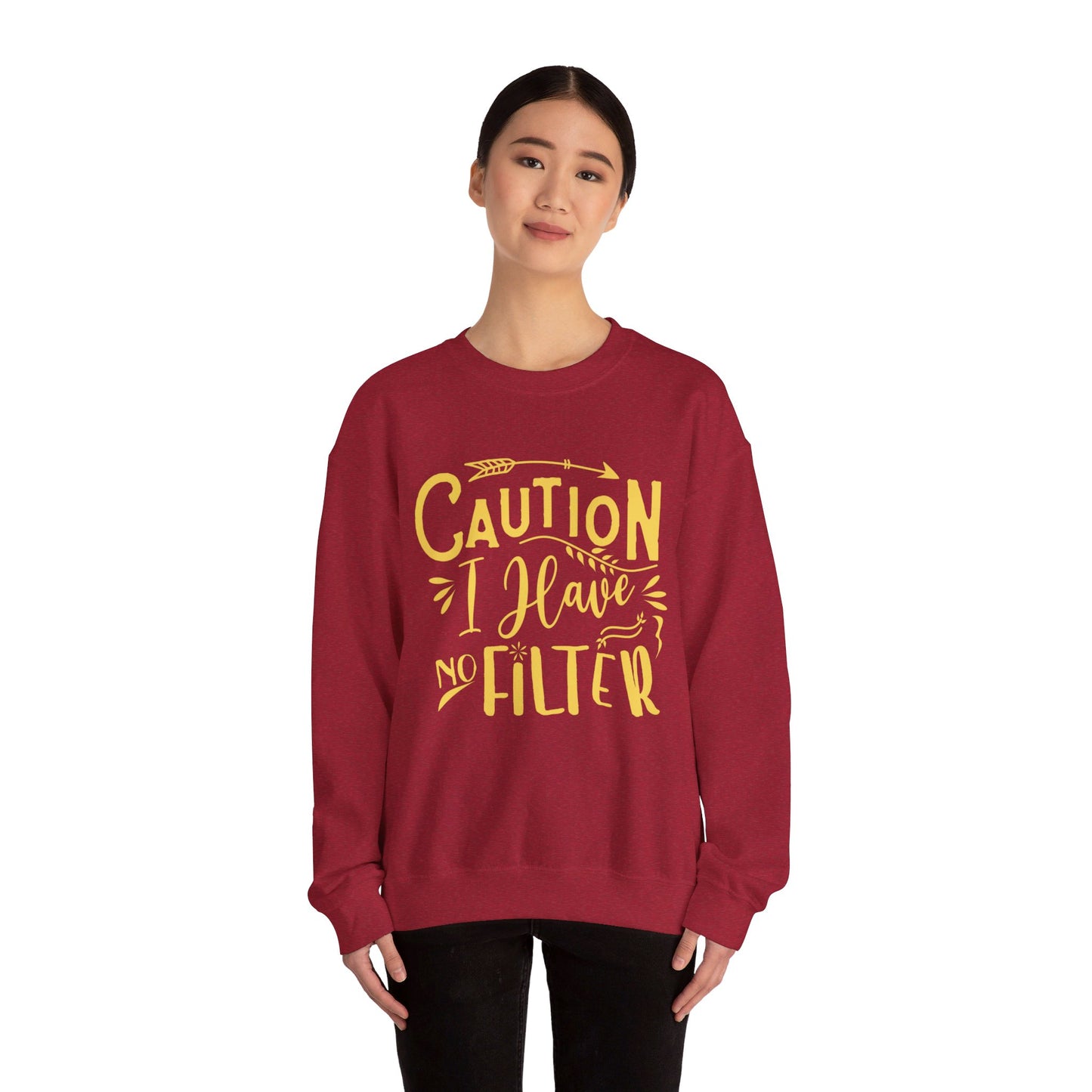 No Filter! Unisex Heavy Blend™ Crewneck Sweatshirt