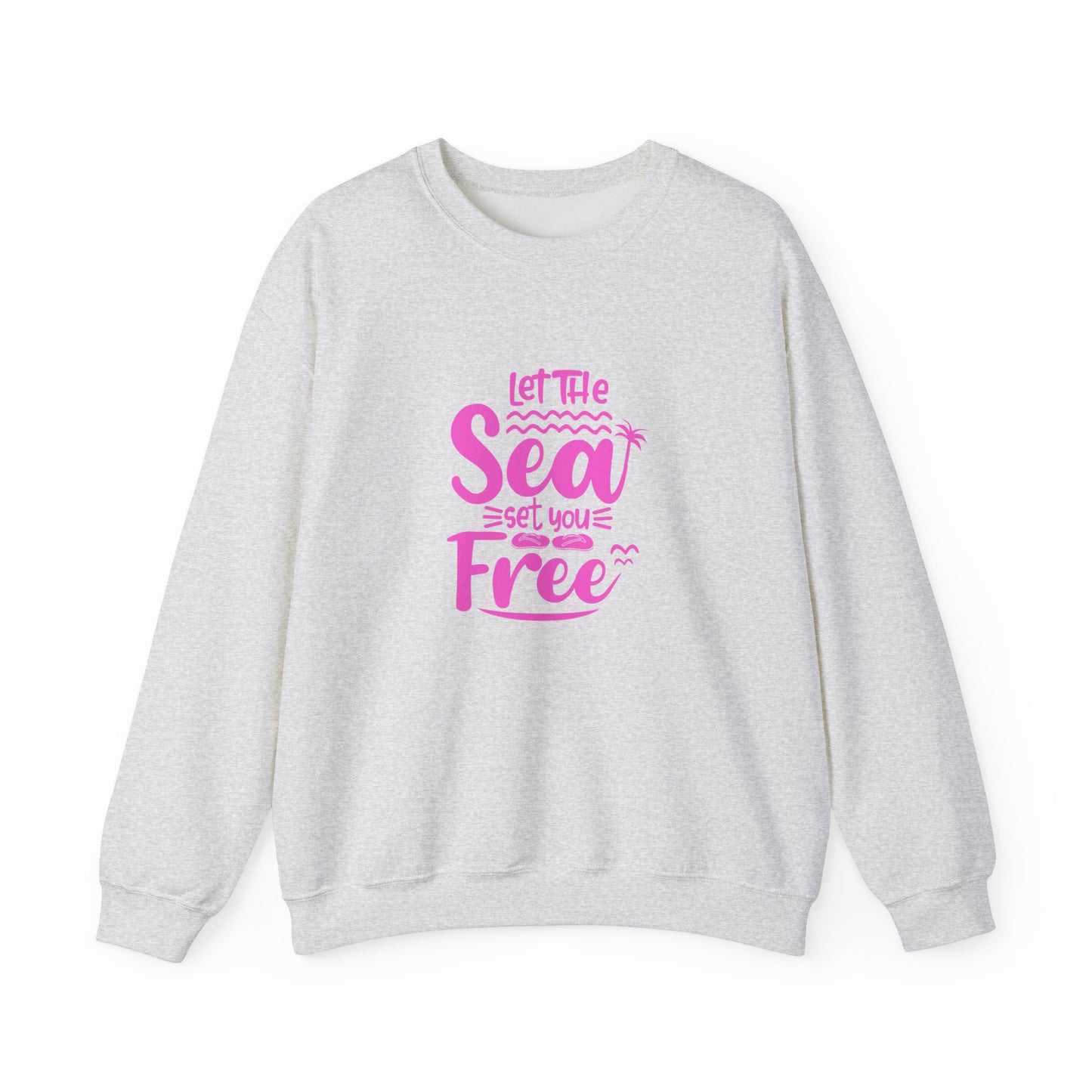 Let the Sea Set You Free Unisex Heavy Blend™ Crewneck Sweatshirt