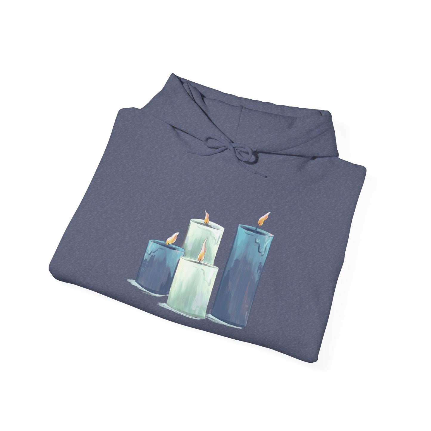 Hanukkah Candles Unisex Heavy Blend™ Hooded Sweatshirt