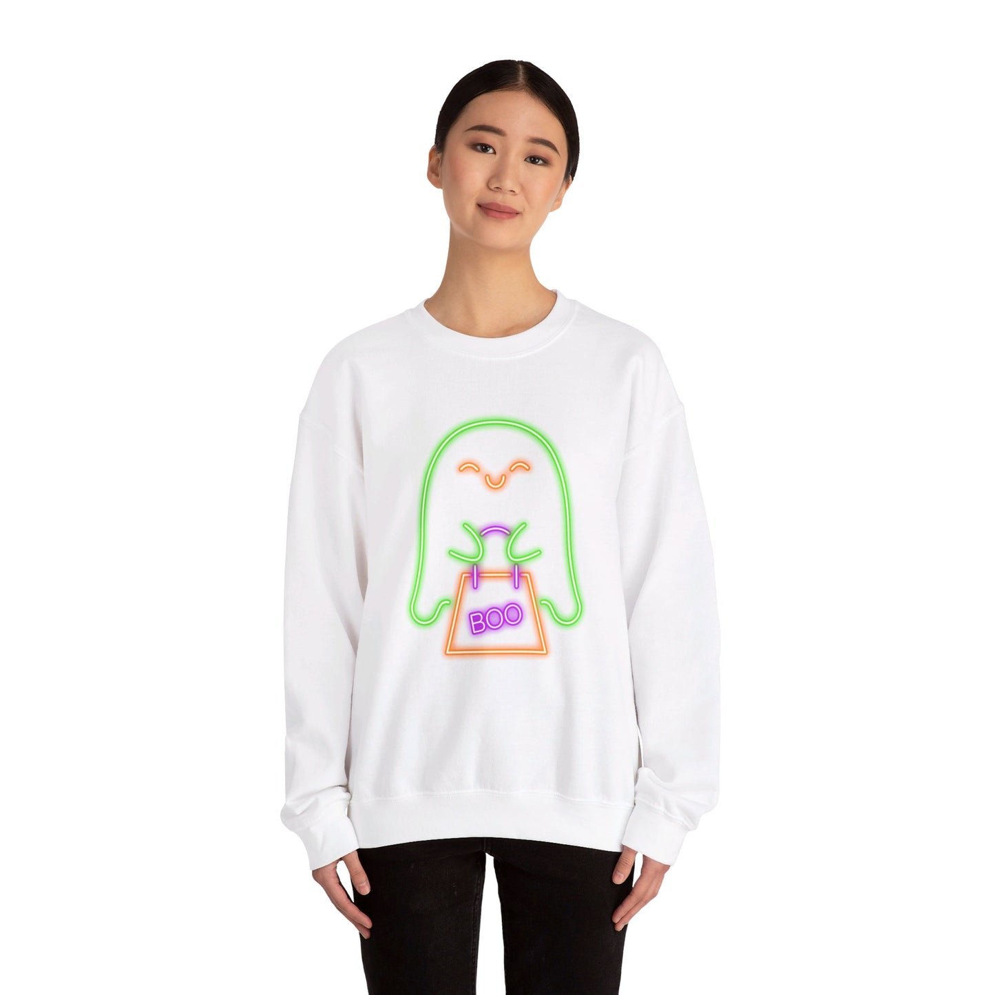 Neon Boo Bag Unisex Heavy Blend™ Crewneck Sweatshirt