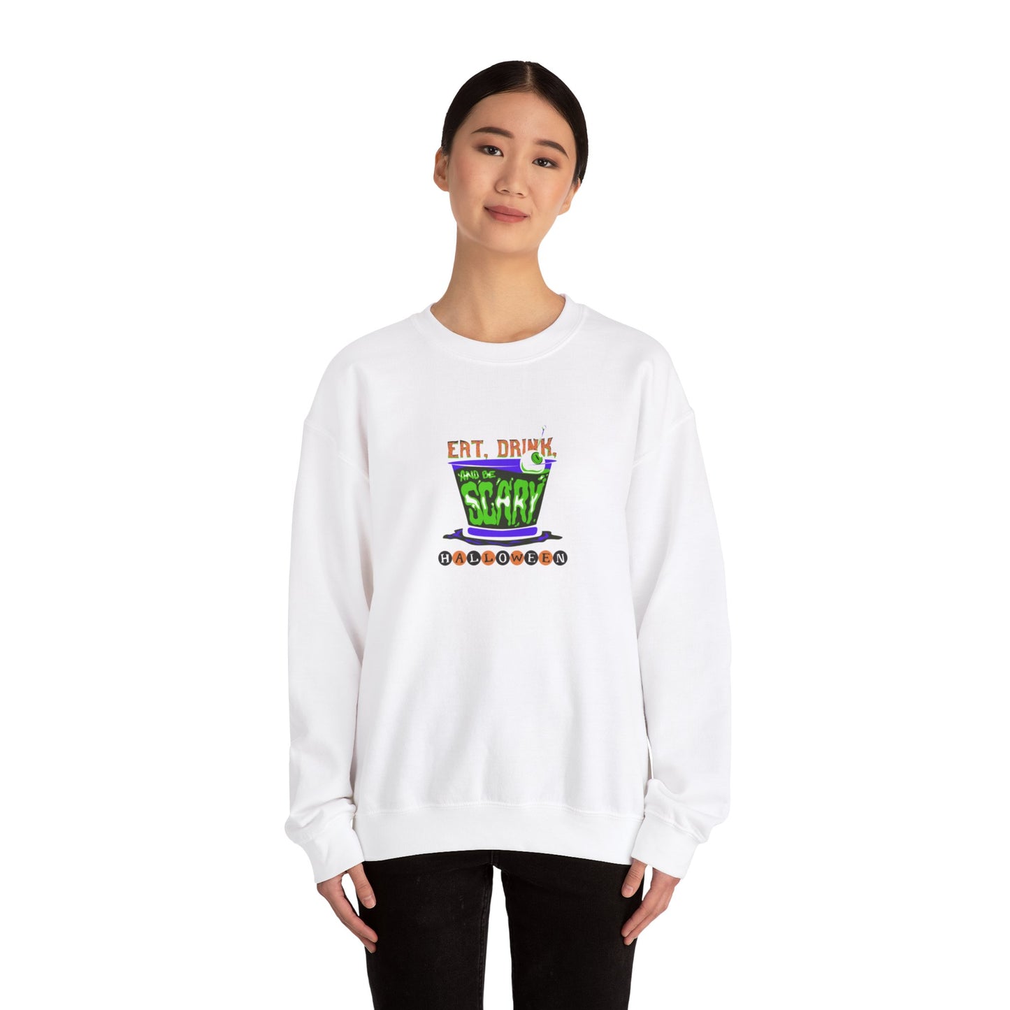 Be Scary Halloween Unisex Heavy Blend™ Crewneck Sweatshirt