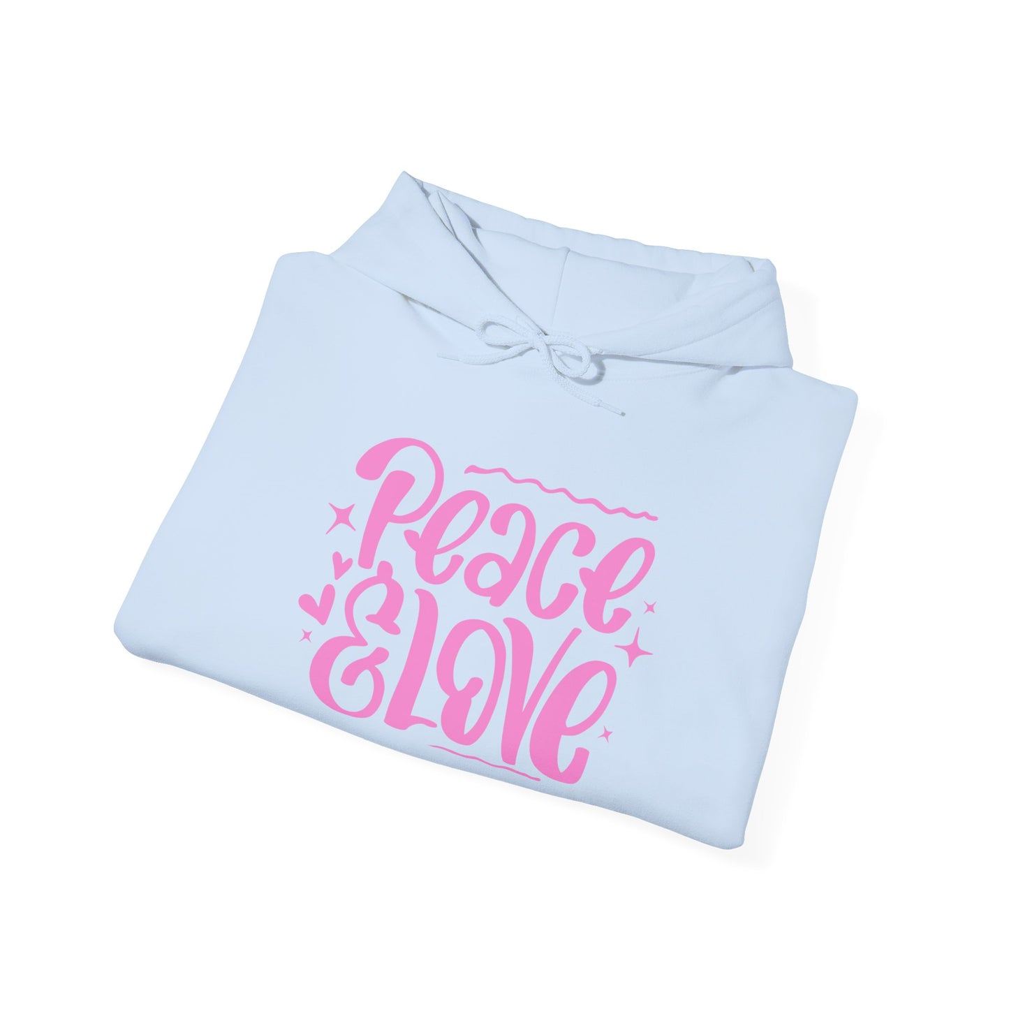 Peace & Love Unisex Heavy Blend™ Hooded Sweatshirt