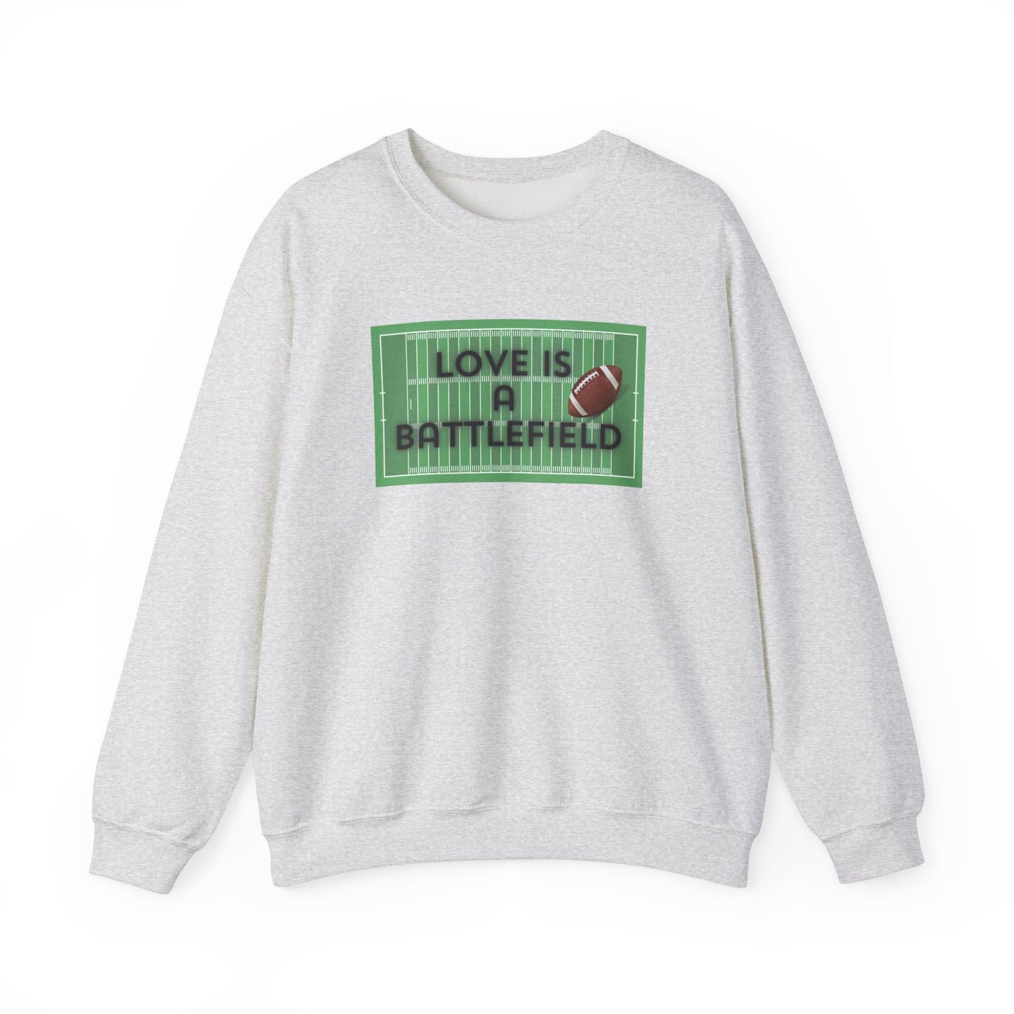 Love is a Battlefield Unisex Heavy Blend™ Crewneck Sweatshirt