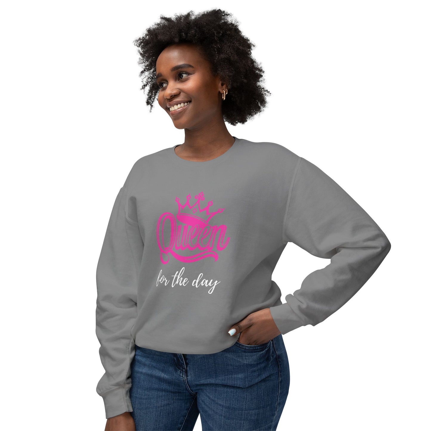 Queen Unisex Lightweight Crewneck Sweatshirt