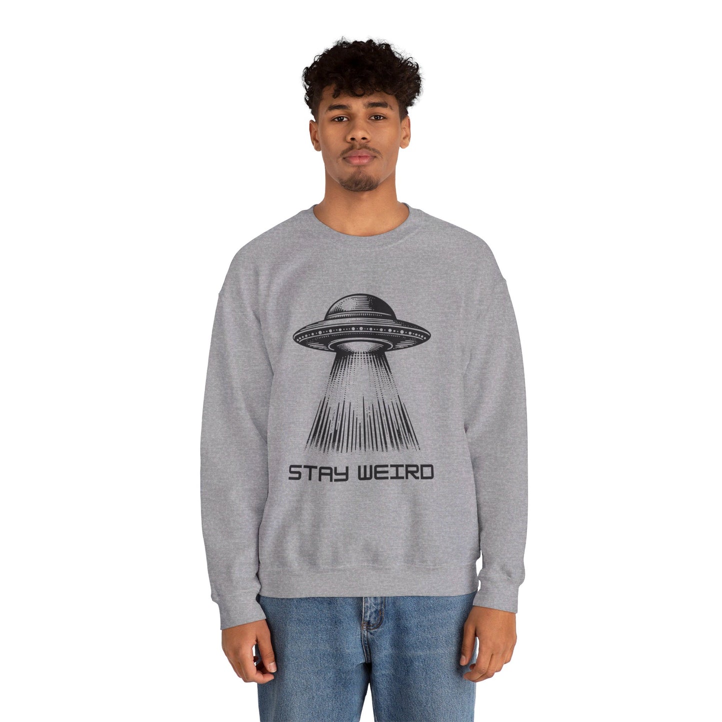 Stay Weird Unisex Heavy Blend™ Crewneck Sweatshirt