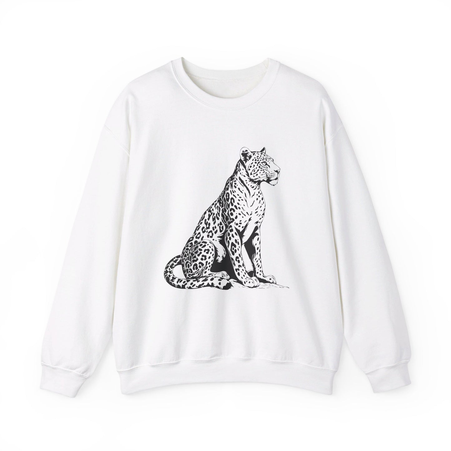 BW Leopard Unisex Heavy Blend™ Crewneck Sweatshirt