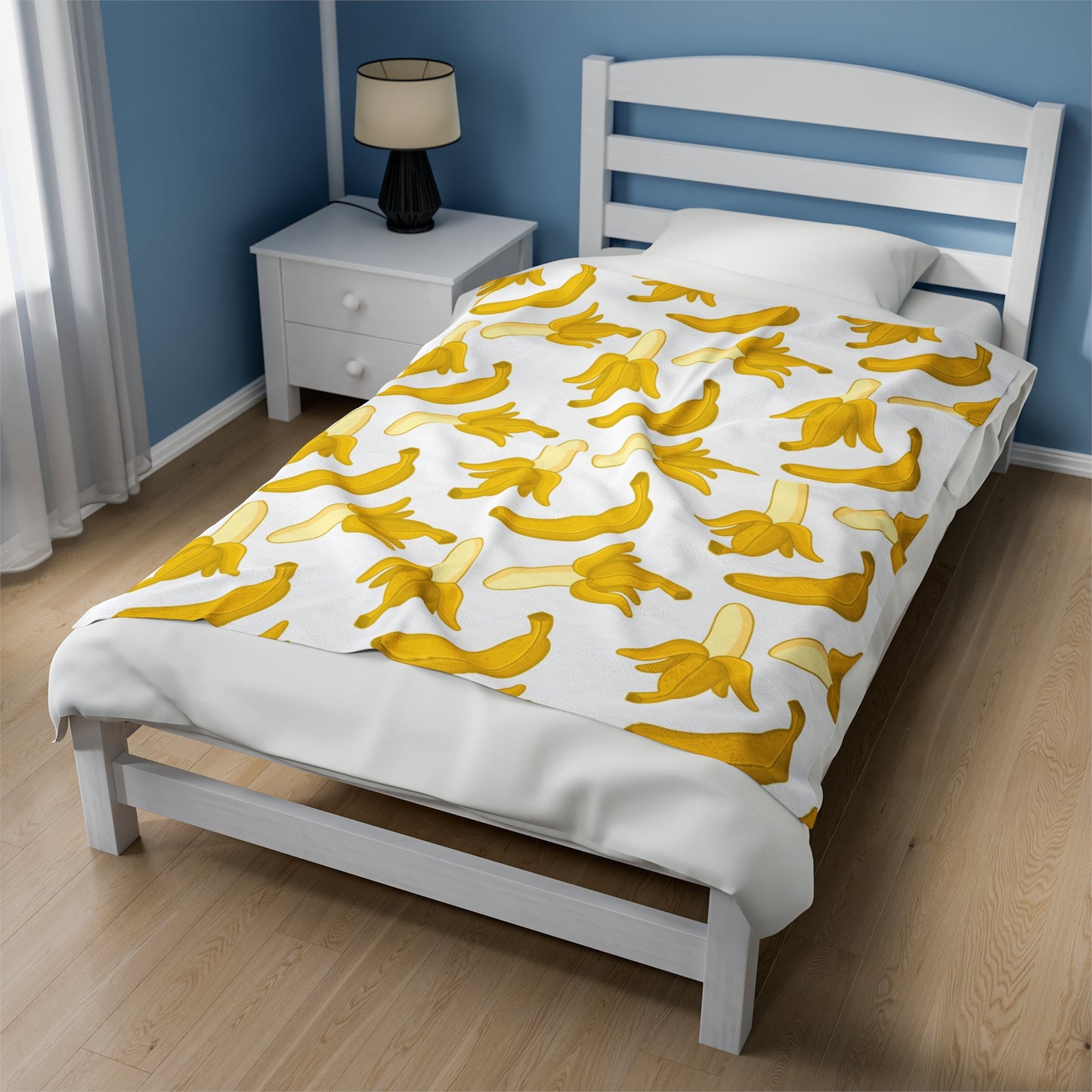 Bananas Velveteen Plush Blanket